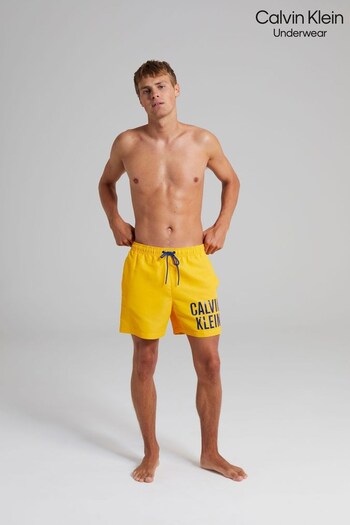 Calvin Klein Yellow Intense Power Swim Shorts (U69264) | £60