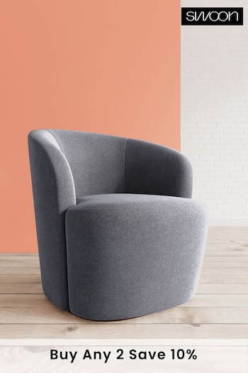 Swoon Smart Wool Anthracite Grey Ritz Chair (U69453) | £839
