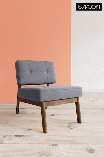 Swoon Smart Wool Anthracite Aron Chair (U69465) | £659