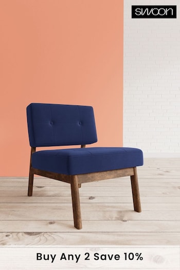 Swoon Easy Velvet Ice Blue Aron Chair (U69467) | £629