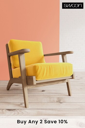 Swoon Easy Velvet Turmeric Yellow Karla Chair (U69497) | £869