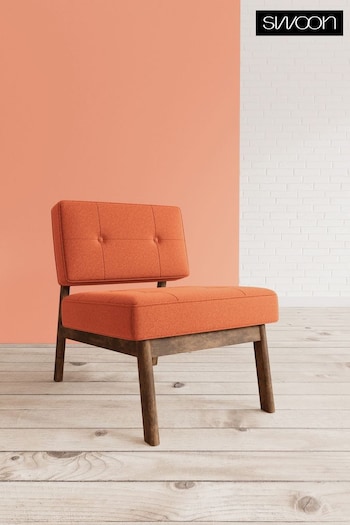 Swoon Soft Wool Burnt Orange Aron Chair (U69500) | £809