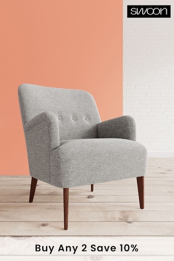 Swoon Houseweave Thunder Grey London Chair (U69572) | £659