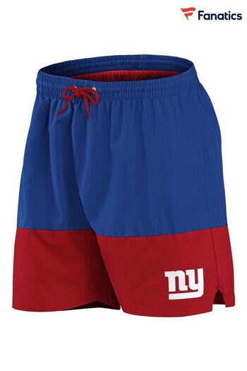 Fanatics Blue NFL  New York Giants Woven Swim Shorts (U70488) | £35