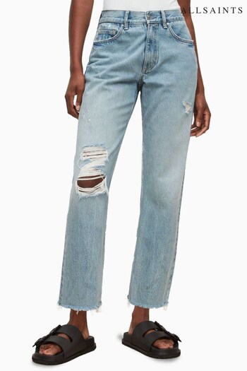 AllSaints Boys Blue April Midi Jeans (U70910) | £119