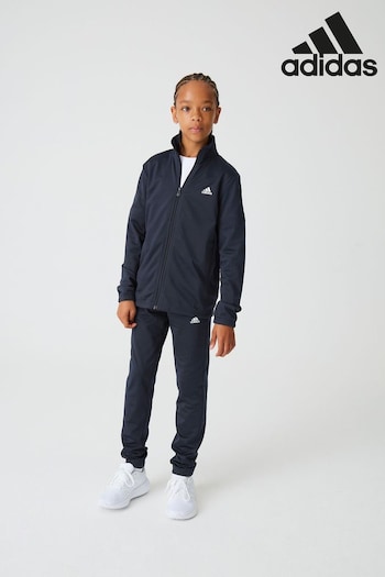 adidas Navy Sportswear Essentials Big Logo Tracksuit (U71099) | £35