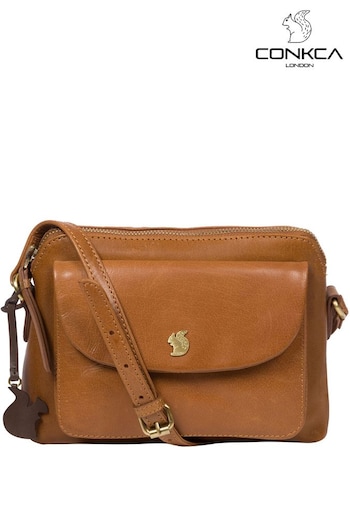 Conkca Dainty Leather Cross-Body Bag (U71228) | £49