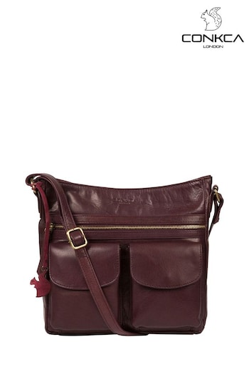 Conkca Bon Leather Cross-Body Bag (U71244) | £70