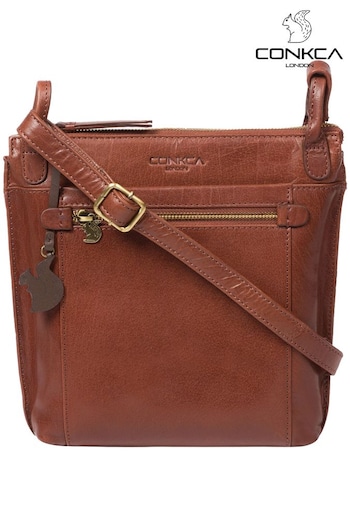 Conkca Rego Leather Cross Body Bag (U71249) | £55