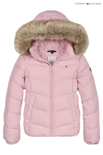 Tommy Hilfiger Pink Essential Down Jacket (U71739) | £120 - £140