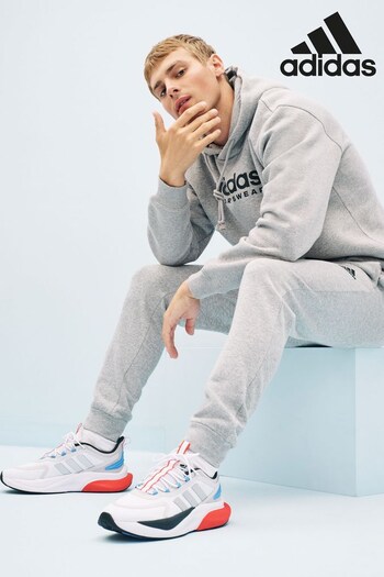 adidas Boy Grey Sportswear ALL SZN Fleece Graphic Hoodie (U71878) | £50