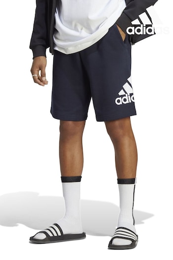 adidas Blue Sportswear Essentials Big Logo French Terry Shorts (U71885) | £25