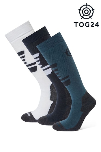 Tog 24 Retes Blue Bergenz Ski Socks (U71921) | £30