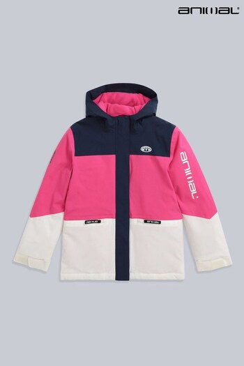 Animal Kids Pink Roam Snow Jacket (U72649) | £100