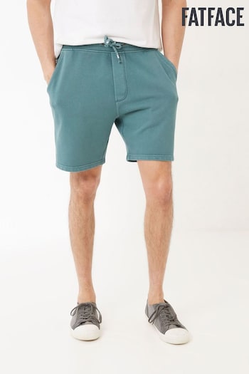 FatFace Green Cambourne Sweat Shorts (U72712) | £30