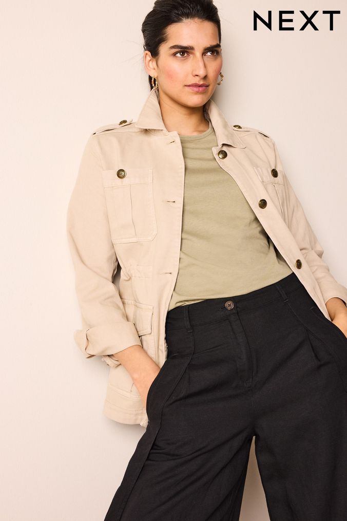 Ladies cotton jackets uk shop