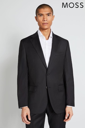 MOSS x Cerutti Black Tailored Fit Twill Suit (U72914) | £259