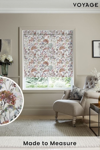 Voyage Dusk Red Blackout Country Hedgerow Made to Measure Roller Blind (U72984) | £73