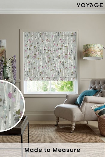 Voyage Peony Purple Hoppa Made to Measure Roman Blind (U73076) | £89