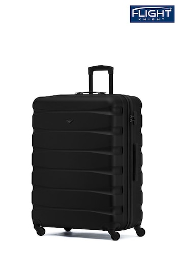Flight Knight Large Hardcase Lightweight Check In Suitcase With 4 Wheels (U73163) | £80