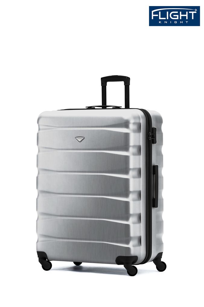 White carry sale on luggage