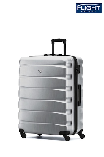 Flight Knight Large Hardcase Lightweight Check In Suitcase With 4 Wheels (U73165) | £80