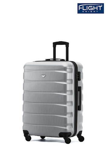 Flight Knight Aluminium Medium Hardcase Lightweight Check In Suitcase With 4 Wheels (U73174) | £60