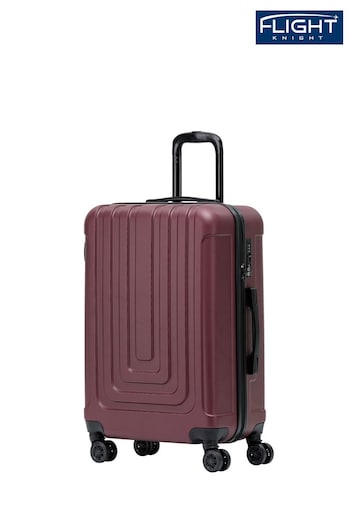 Flight Knight Medium Hardcase Lightweight Check In Suitcase With 4 Wheels (U73177) | £60