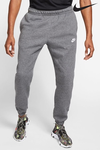 Nike Charcoal Grey Club Cuffed Joggers (U73200) | £50