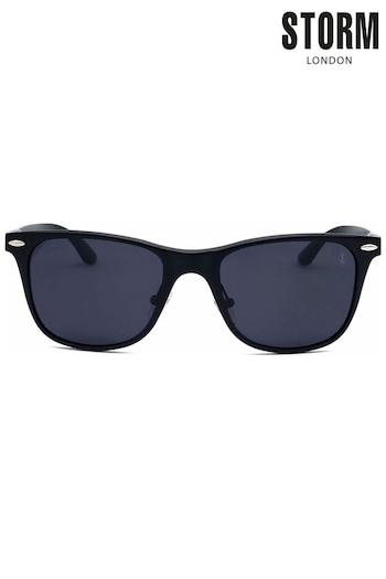 Storm Tech Telegonus Polarised Black Sunglasses (U73495) | £50