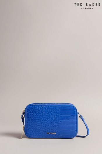 Ted Baker Blue Stina Double Zip Mini Camera Bag (U73643) | £85