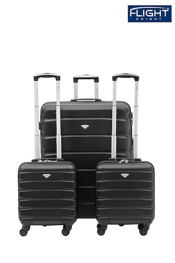 Flight Knight Large Check-In Bag With Set Of 2 Easy Jet Underseat Bags 45x36x20cm (U74055) | £150