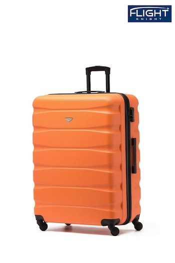 Flight Knight Large Hardcase Lightweight Check In Suitcase With 4 Wheels (U74072) | £80