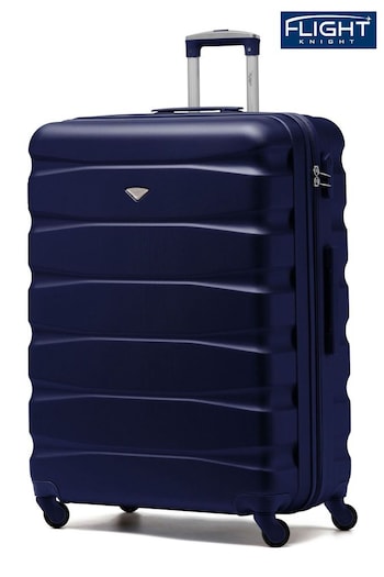 Flight Knight Large Hardcase Lightweight Check In Suitcase With 4 Wheels (U74073) | £80
