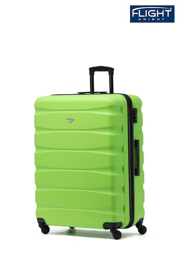 Flight Knight Large Hardcase Lightweight Check In Suitcase With 4 Wheels (U74074) | £80