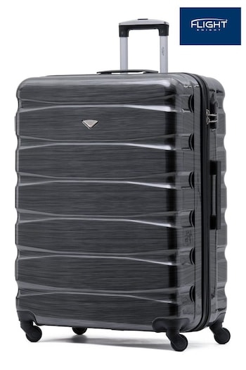 Flight Knight Large Hardcase Lightweight Check In Suitcase With 4 Wheels (U74075) | £80