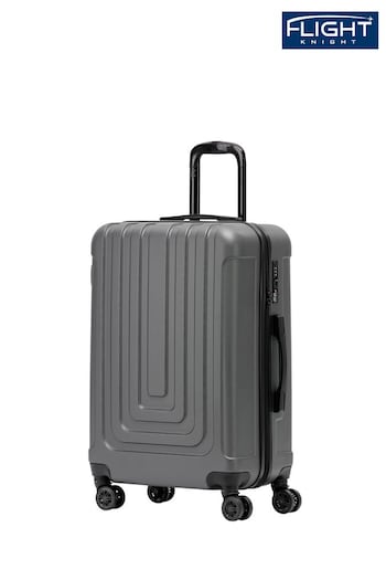 Flight Knight Medium Hardcase Lightweight Check In Suitcase With 4 Wheels (U74125) | £60