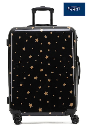 Flight Knight Large Hardcase Printed Lightweight Check In Suitcase With 4 Wheels (U74133) | £90