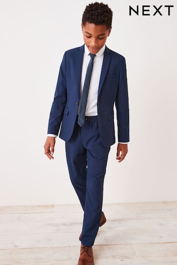 Blue Skinny Fit Suit Jacket (12mths-16yrs) (U74250) | £40 - £55