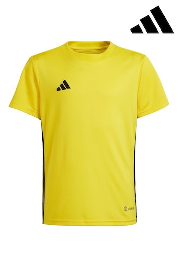 adidas Yellow Tabela 23 Junior T-Shirt (U74415) | £12