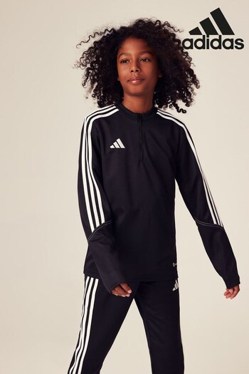 adidas Black Tiro 23 Junior Sweatshirt (U74438) | £30