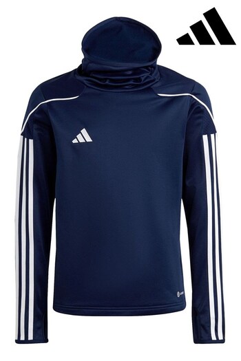 adidas Blue Tiro 23 Junior Sweatshirt (U74445) | £35