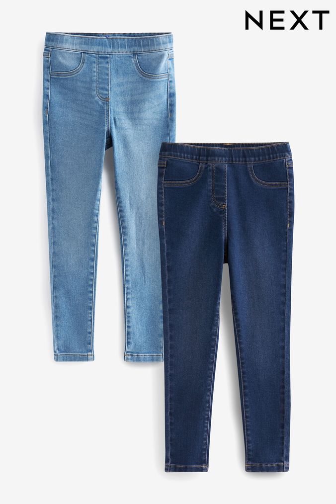 Children's denim jeggings hot sale