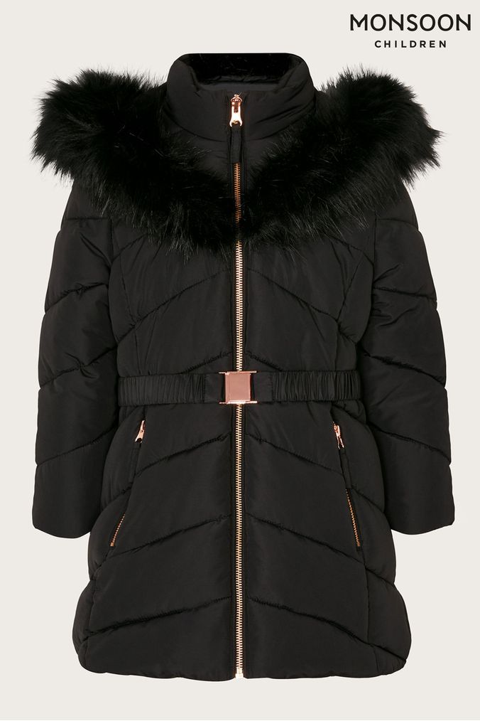 Buy Girls Coats Black Online Next UK