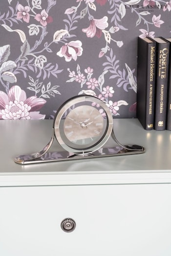 Laura Ashley Clear Lexham Mirror Mantel Clock (U74509) | £65