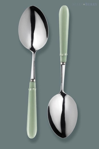 Mary Berry Set of 4 Light Green Signature Serving Spoons (U74644) | £34
