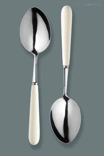 Mary Berry Set of 4 Ivory Signature Serving Spoons (U74649) | £34