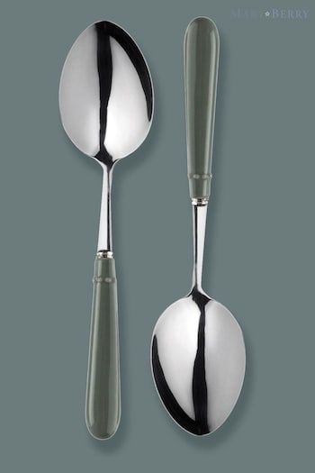 Mary Berry Set of 4 Green Signature Serving Spoons (U74651) | £34
