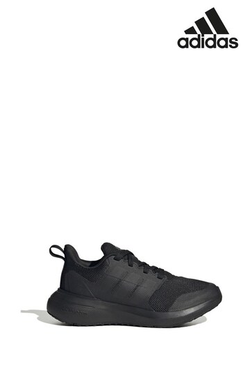 adidas Black Sportswear Kids Fortarun 2.0 Cloudfoam Lace Trainers (U74688) | £38