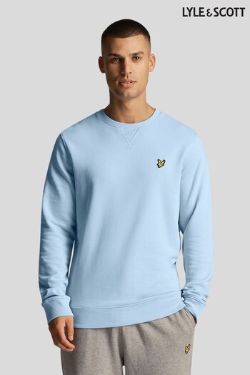 Lyle & Scott Blue Crew Neck Sweatshirt (U74935) | £70